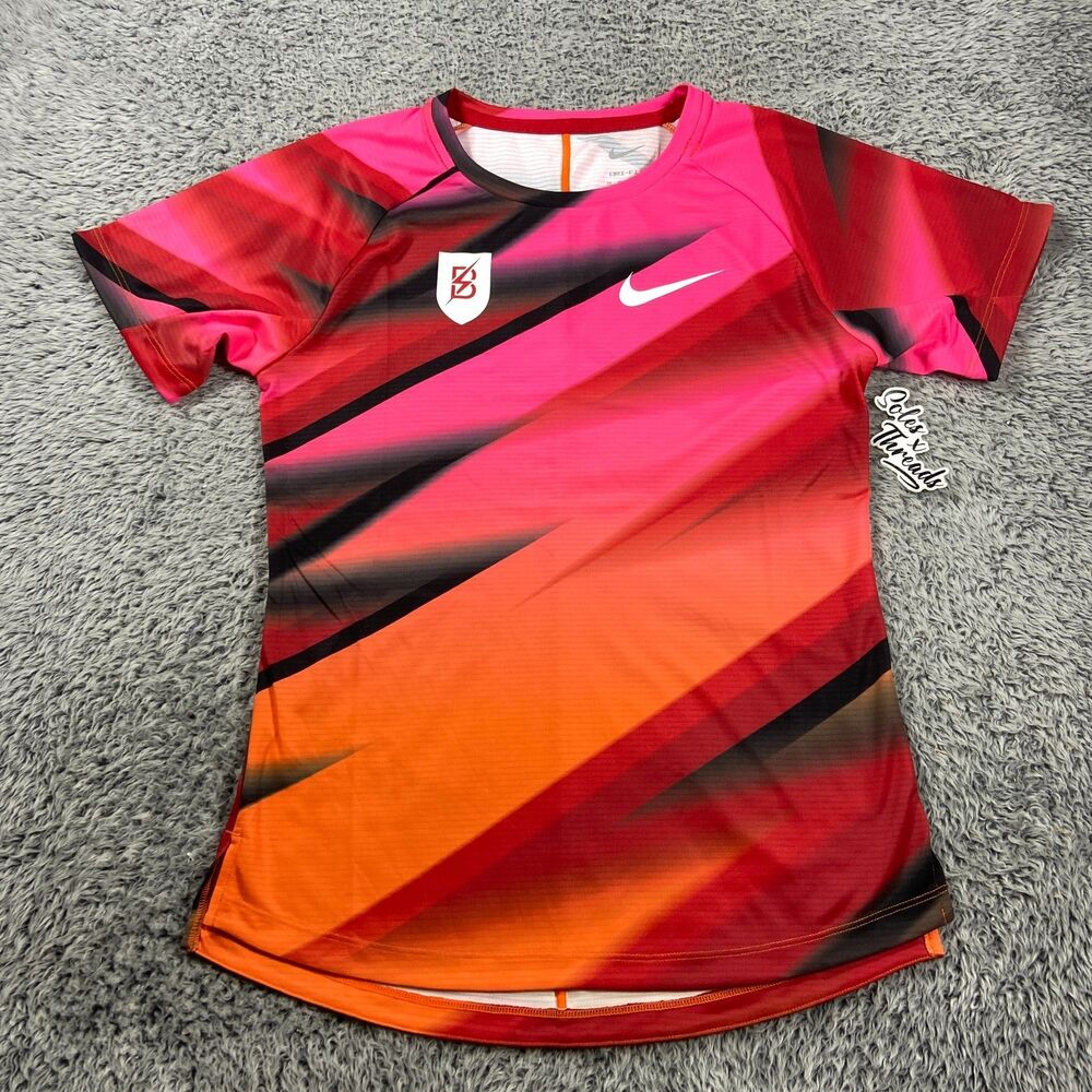 Nike Women's BTC 2024 Dri-FIT Pro Elite Running Shirt Size XS FN0092-614